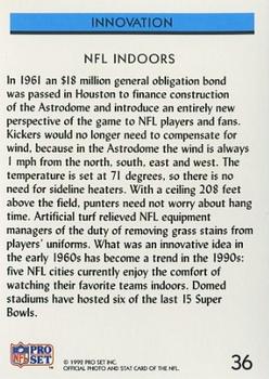 1992 Pro Set #36 Houston Astrodome Back