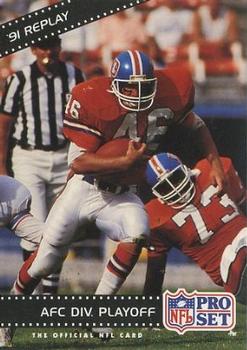 1992 Pro Set #58 AFC Divisional Playoff Front