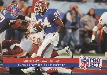 1992 Pro Set #69 Super Bowl XXVI Replay Front