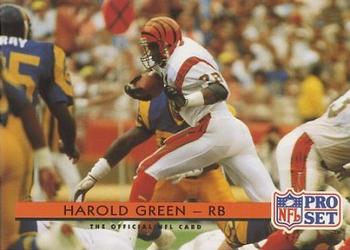 1992 Pro Set #130 Harold Green Front