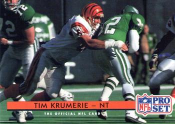 1992 Pro Set #131 Tim Krumrie Front