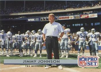 1992 Pro Set #153 Jimmy Johnson Front