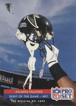 1992 Pro Set #361 Atlanta Falcons Front