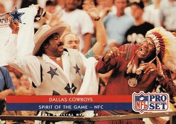 1992 Pro Set #363 Dallas Cowboys Front