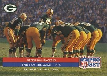 1992 Pro Set #365 Green Bay Packers Front