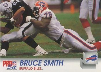1992 Pro Set #445 Bruce Smith Front