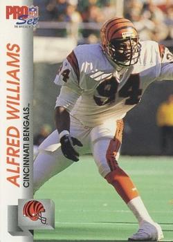 1992 Pro Set #462 Alfred Williams Front