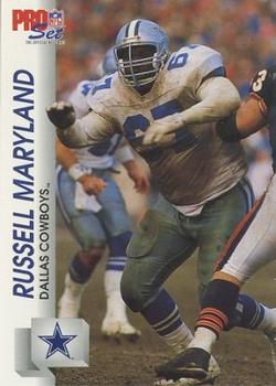 1992 Pro Set #478 Russell Maryland Front