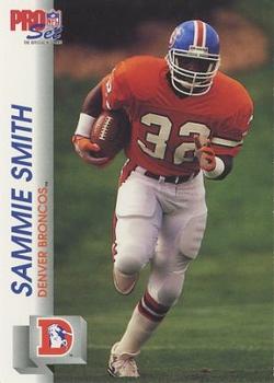 1992 Pro Set #489 Sammie Smith Front