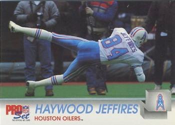 1992 Pro Set #512 Haywood Jeffires Front