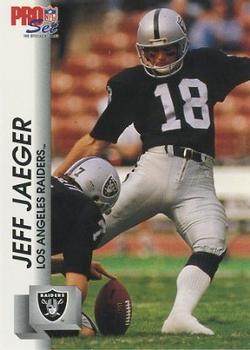 1992 Pro Set #540 Jeff Jaeger Front