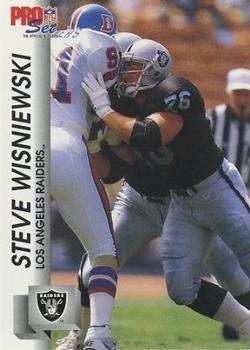 1992 Pro Set #544 Steve Wisniewski Front