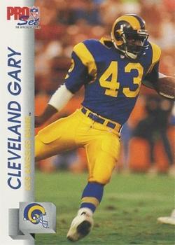 1992 Pro Set #548 Cleveland Gary Front