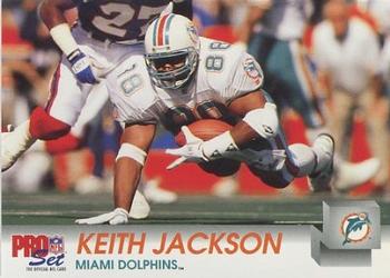 1992 Pro Set #558 Keith Jackson Front