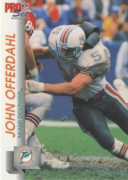 1992 Pro Set #560 John Offerdahl Front