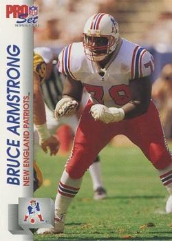 1992 Pro Set #572 Bruce Armstrong Front
