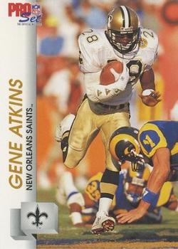 1992 Pro Set #581 Gene Atkins Front