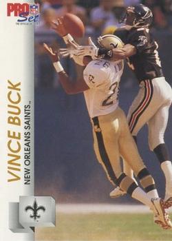 1992 Pro Set #582 Vince Buck Front