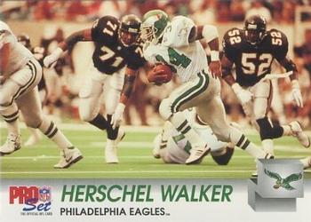 1992 Pro Set #615 Herschel Walker Front