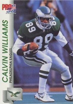 1992 Pro Set #616 Calvin Williams Front
