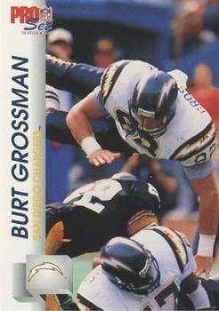 1992 Pro Set #636 Burt Grossman Front