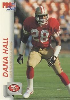 1992 Pro Set #647 Dana Hall Front