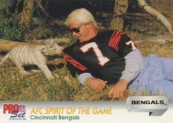 1992 Pro Set #681 Cincinnati Bengals Front