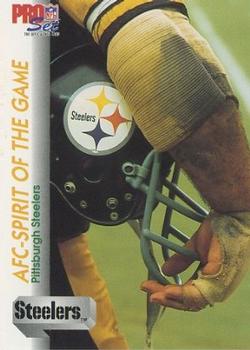 1992 Pro Set #691 Pittsburgh Steelers Front