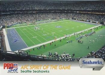 1992 Pro Set #693 Seattle Seahawks Front