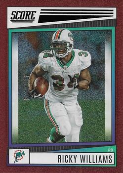 2022 Score - Dots Red #280 Ricky Williams Front