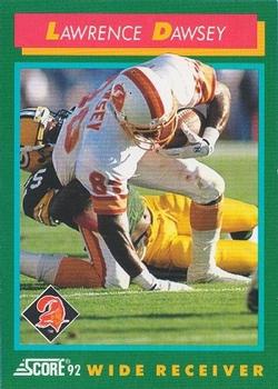 1992 Score #312 Lawrence Dawsey Front