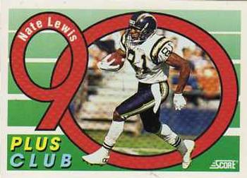 1992 Score #543 Nate Lewis Front