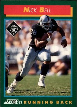 1992 Score #230 Nick Bell Front