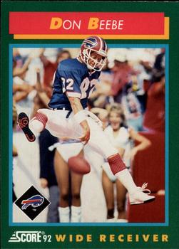 1992 Score #242 Don Beebe Front