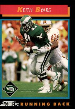 1992 Score #359 Keith Byars Front