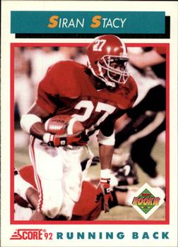 1992 Score #477 Siran Stacy Front