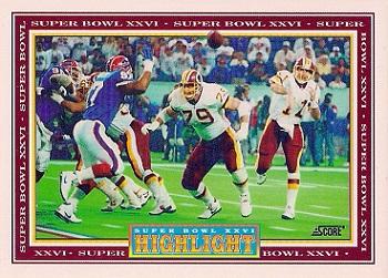 1992 Score #549 Super Bowl XXVI Highlight Front
