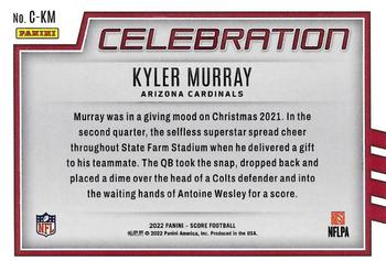 2022 Score - Celebration Purple #C-KM Kyler Murray Back