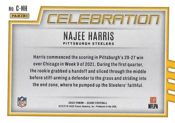 2022 Score - Celebration Purple #C-NH Najee Harris Back