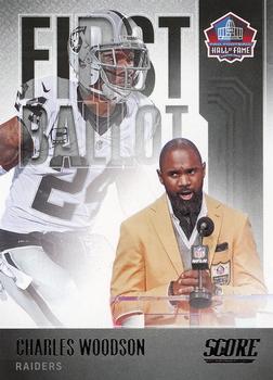 2022 Score - First Ballot #FB-CW Charles Woodson Front