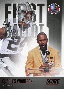 2022 Score - First Ballot Red #FB-CW Charles Woodson Front
