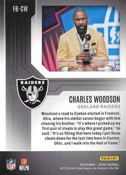 2022 Score - First Ballot Red Zone #FB-CW Charles Woodson Back
