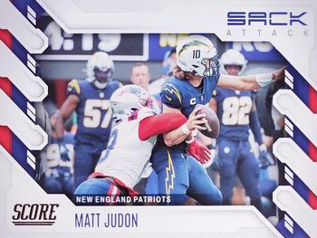 2022 Score - Sack Attack Gold #SA-MJ Matt Judon Front
