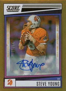 2022 Score - Signatures Gold Zone #72 Steve Young Front