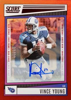 2022 Score - Signatures Red Zone #35 Vince Young Front