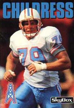 1992 SkyBox Impact #138 Ray Childress Front