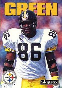 1992 SkyBox Impact #185 Eric Green Front