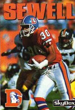 1992 SkyBox Impact #23 Steve Sewell Front