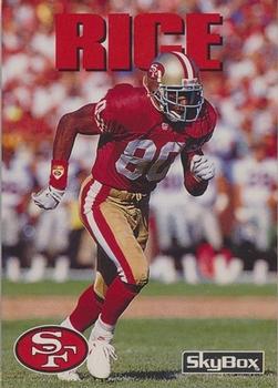 1992 SkyBox Impact #25 Jerry Rice Front