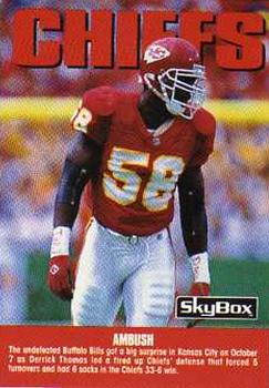 1992 SkyBox Impact #288 Derrick Thomas Front